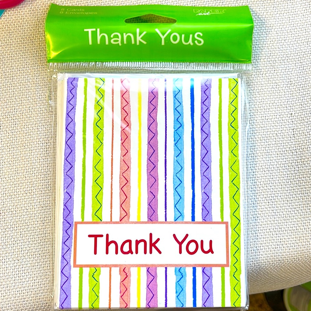 3 SETS of THANK YOU CARDS 8/pack - 24 count NEW